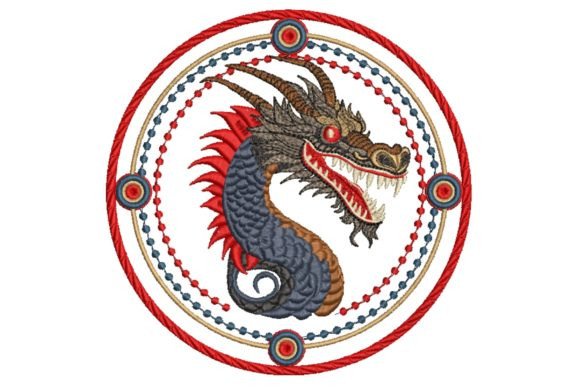 Blue Chinese Dragon in Frame: A Seasonal Review