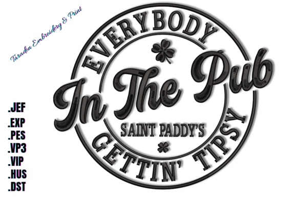 In the Pub: A Festive St. Patrick's Day Embroidery Review
