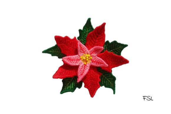 Poinsettia Brooch FSL: A Designer's Review for Holiday Projects