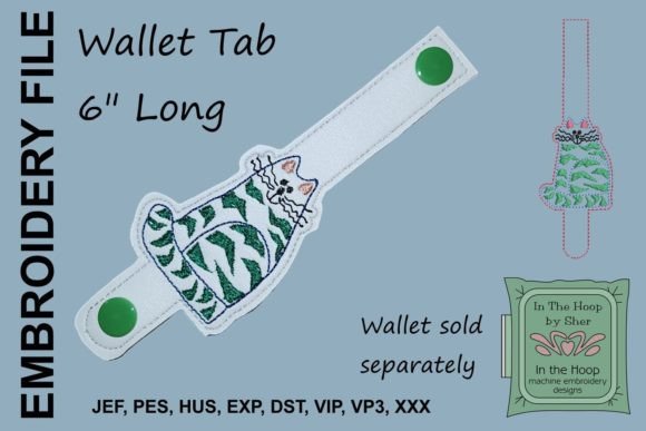 Review: Striped Cat Wallet Tab for Handmade Gifts