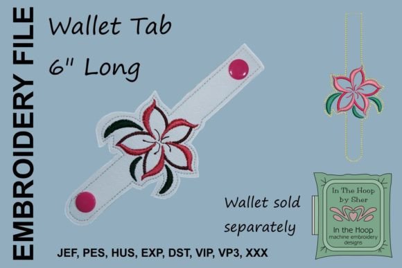 Review: Swirly Flower Wallet Tab for Etsy Shops