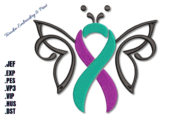 Teal and Purple Ribbon: A Designer's Review for Meaningful Gifts