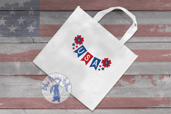 USA Banner Review: A Patriotic Embroidery Design for Etsy Sellers